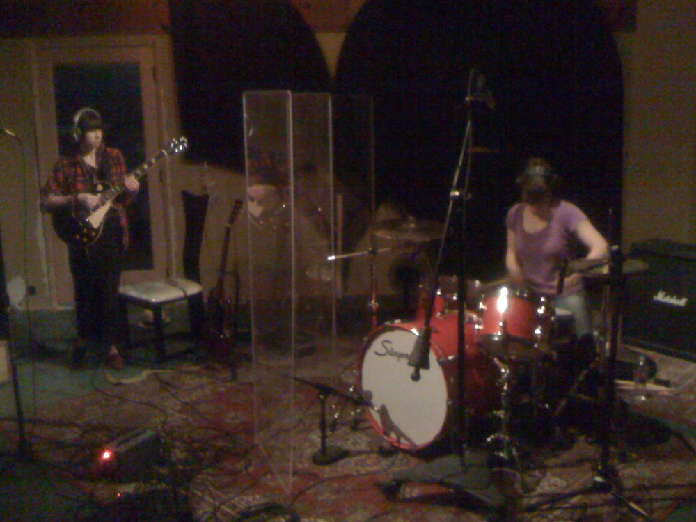 Recording at Bedrock July 2010