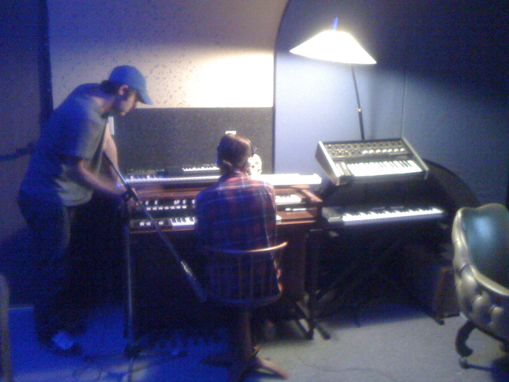 Recording at Bedrock July 2010